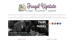 Desktop Screenshot of frugalupstate.com